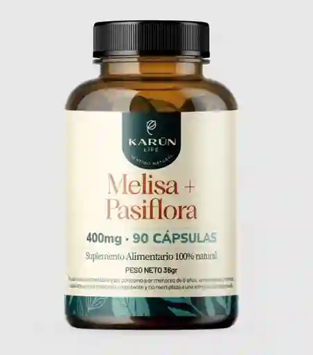 Melisa + Pasiflora 400 Mg 90 Capsulas