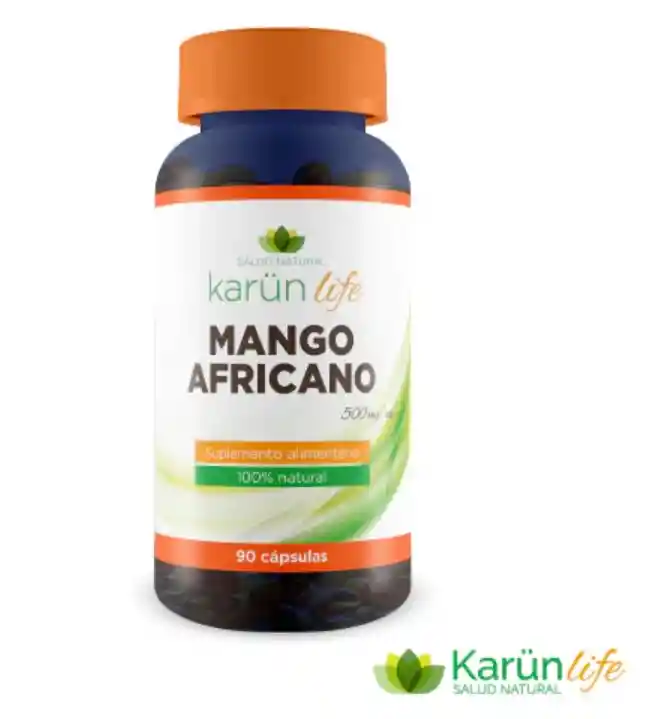 Mango Africano 90 Cápsulas 500 Mg