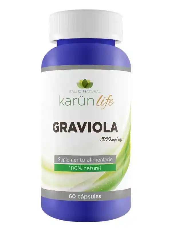 Graviola 60 Capsulas 550 Mg