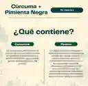 Curcuma + Pimienta Negra 500 Mg 90 Cápsulas