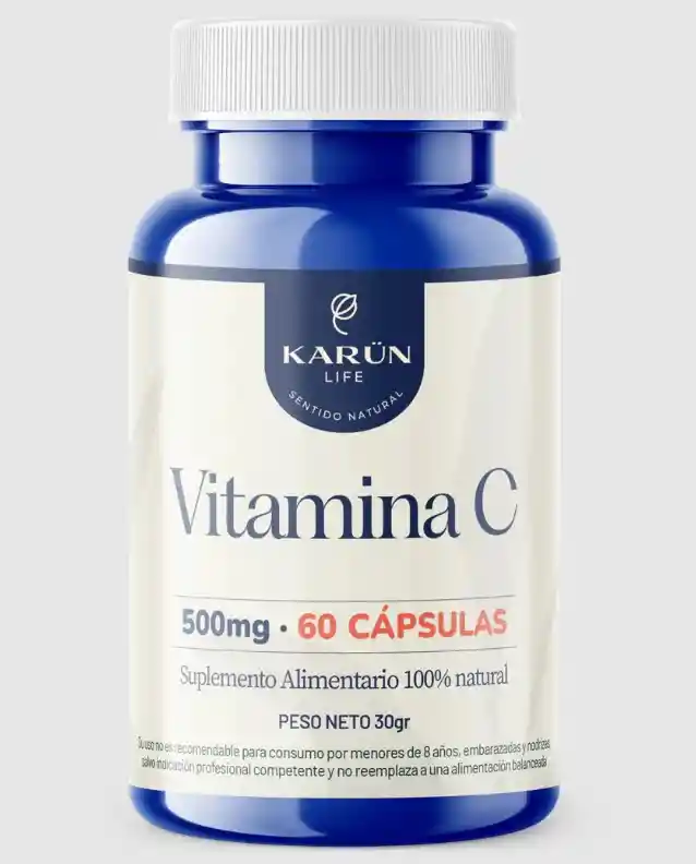 Vitamina C 60 Capsulas 500 Mg