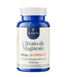 Citrato De Magnesio 400 Mg 90 Cápsulas