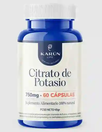 Citrato De Potasio 700 Mg 60 Capsulas