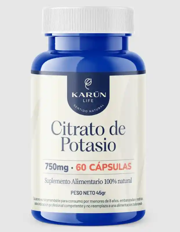 Citrato De Potasio 700 Mg 60 Capsulas