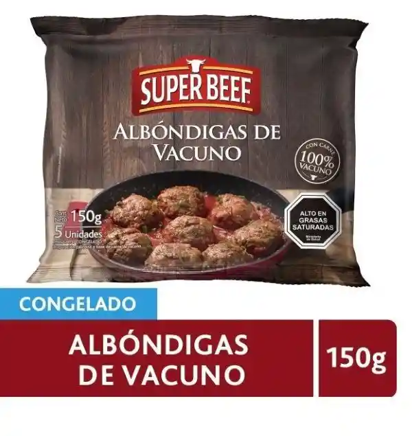 Albondigas Superbeef 150 Grs