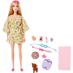 Mattel Barbie Muñeca Y Accesorios Día Spa