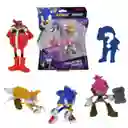 Sonic Prime Pack 5 Figuras 7cm (sonic-tails-dr.eggman-amy Rose-rare)