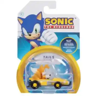 Sonic The Hedgehog Vehículo Metálico C/figura 1:64 Tails