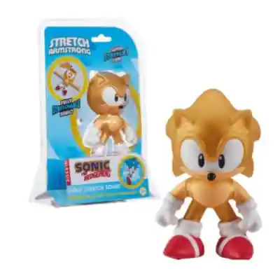 Stretch Armstrong Sonic The Hedgehog Figura Stretch Gold Sonic 13cm