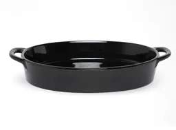 Fuente Ripley Home Pasta Oval Negra M