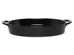 Fuente Ripley Home Pasta Oval Negra L