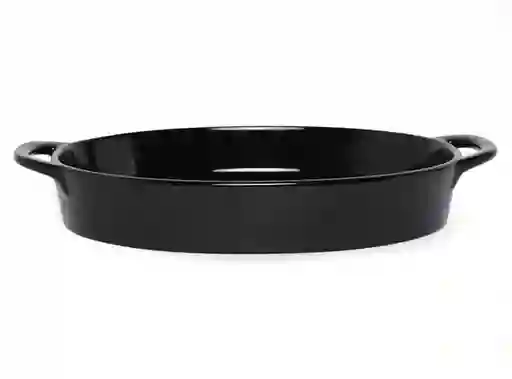 Fuente Ripley Home Pasta Oval Negra L