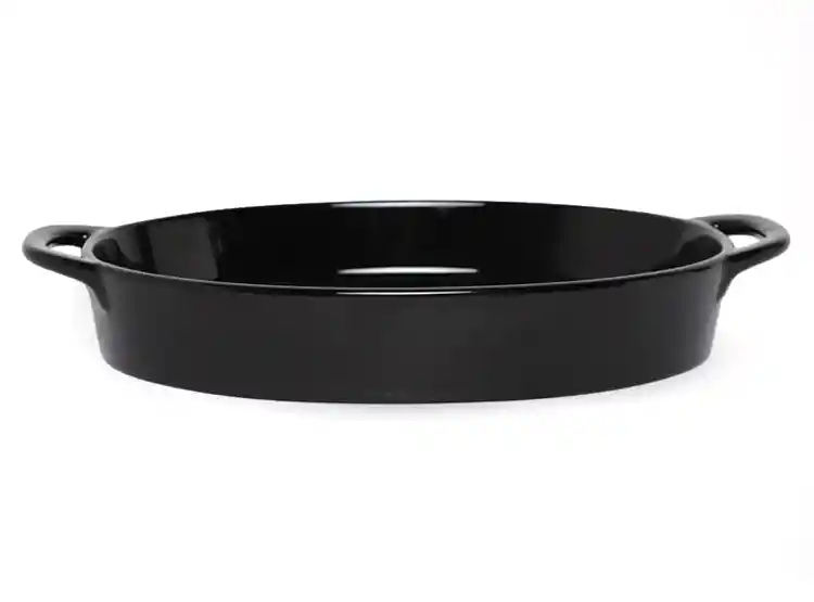 Fuente Ripley Home Pasta Oval Negra L