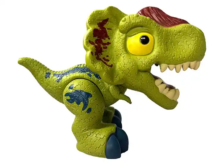 Figura Ultra Toys L&s Dinosaurio Cabezón Triceratops Medio