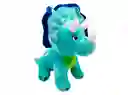 Peluche Dinopark Triceratops Azul