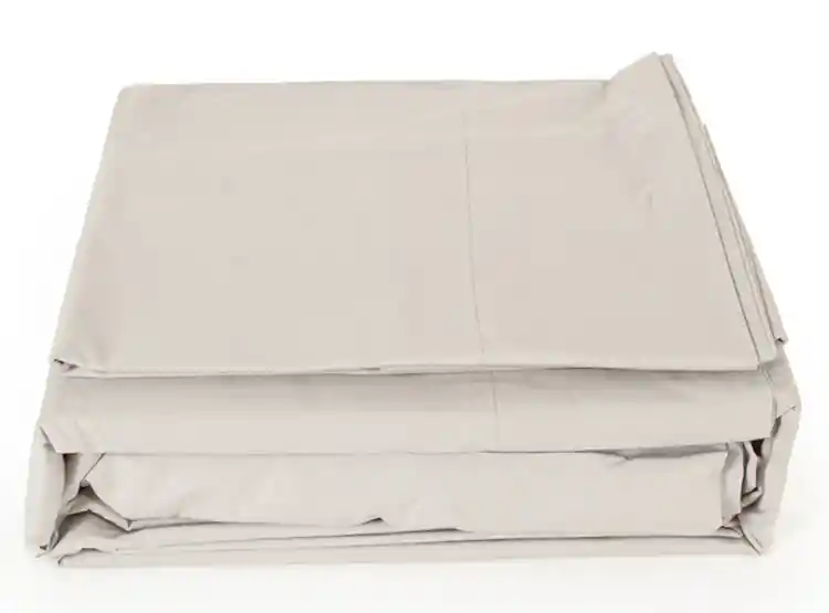 Juego De Sabanas Linett Bedding Lisa Percale Gris 400h King