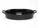 Fuente Ripley Home Pasta Oval Negra M