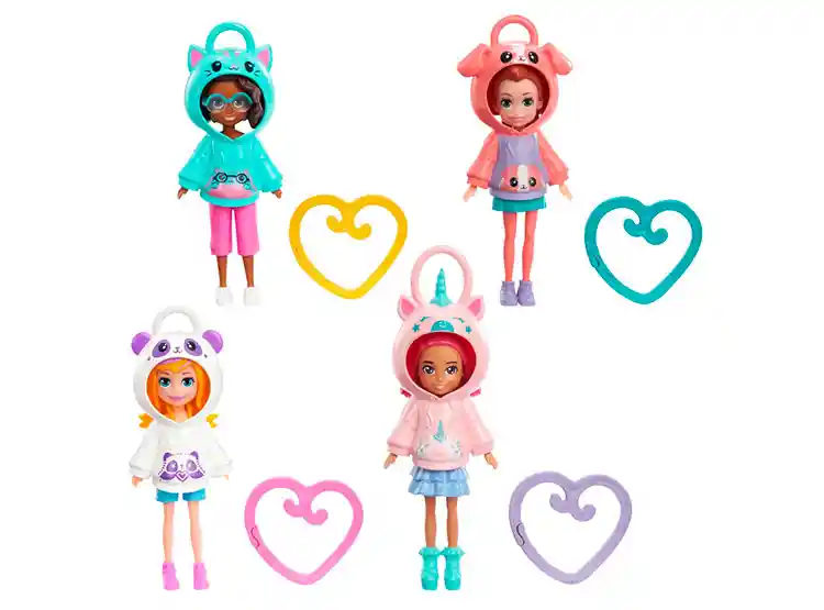 Muñeca Polly Pocket Hoodie Amigos