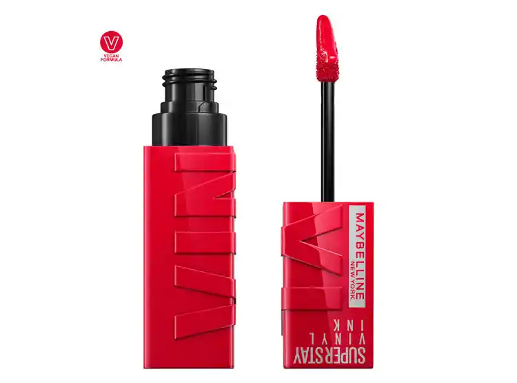 Labial Maybelline Super Stay Vinyl Ink Larga Duración Wicked