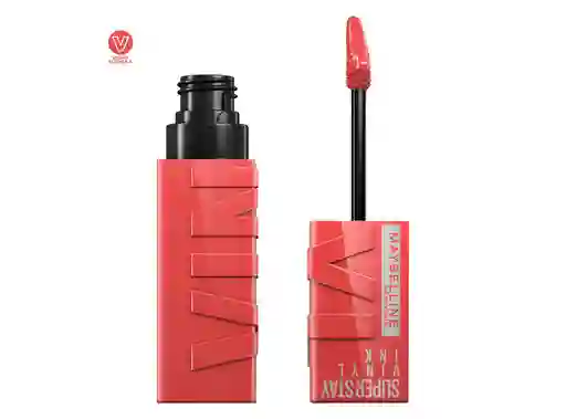 Labial Maybelline Super Stay Vinyl Ink Larga Duración Peachy