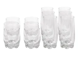 Set Vasos Ripley Home Altos Y Bajos X12