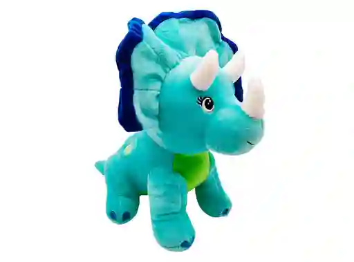 Peluche Dinopark Triceratops Azul