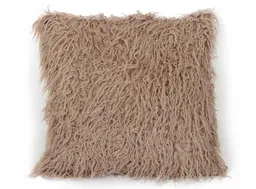 Cojin Ripley Home Peludo Taupe