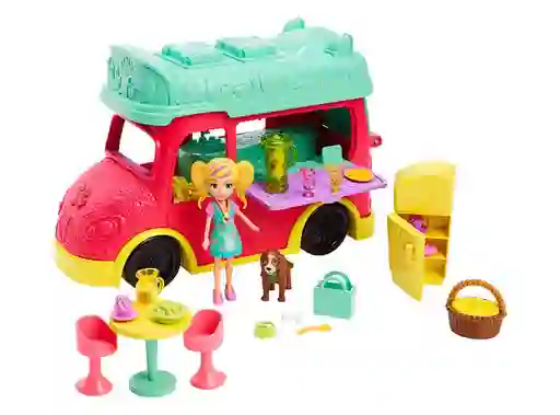 Set Polly Pocket Camion De Licuados