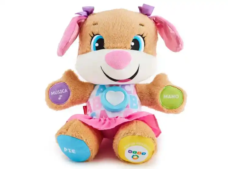 Peluche Fisher Price Ríe Y Aprende Hermanita Aprende Conmigo