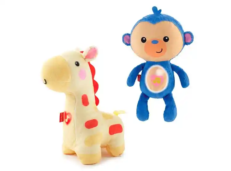 Peluche Fisher Price Animalitos Luminosos / Modelo Aleatorio