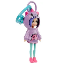 Mattel Polly Pocket Muñeca Hoodie Amigos Dinosaurio