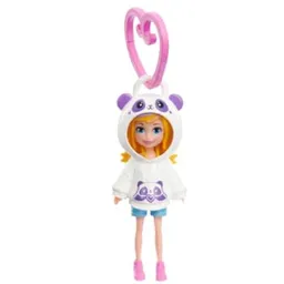 Mattel Polly Pocket Muñeca Hoodie Amigos Panda