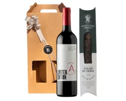 Caja Vik A Red Blend + Salami De Ciervo