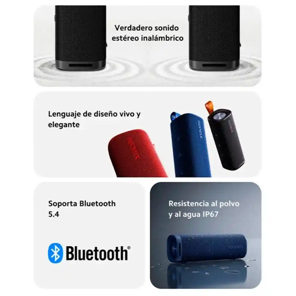 Xiaomi Parlante Bluetooth Sound Outdoor 30w - Rojo