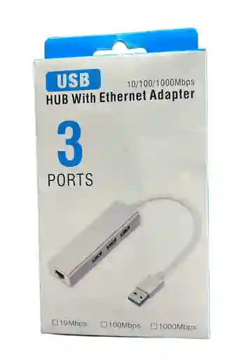 Hub Usb Con Adaptador Ethernet (internet)