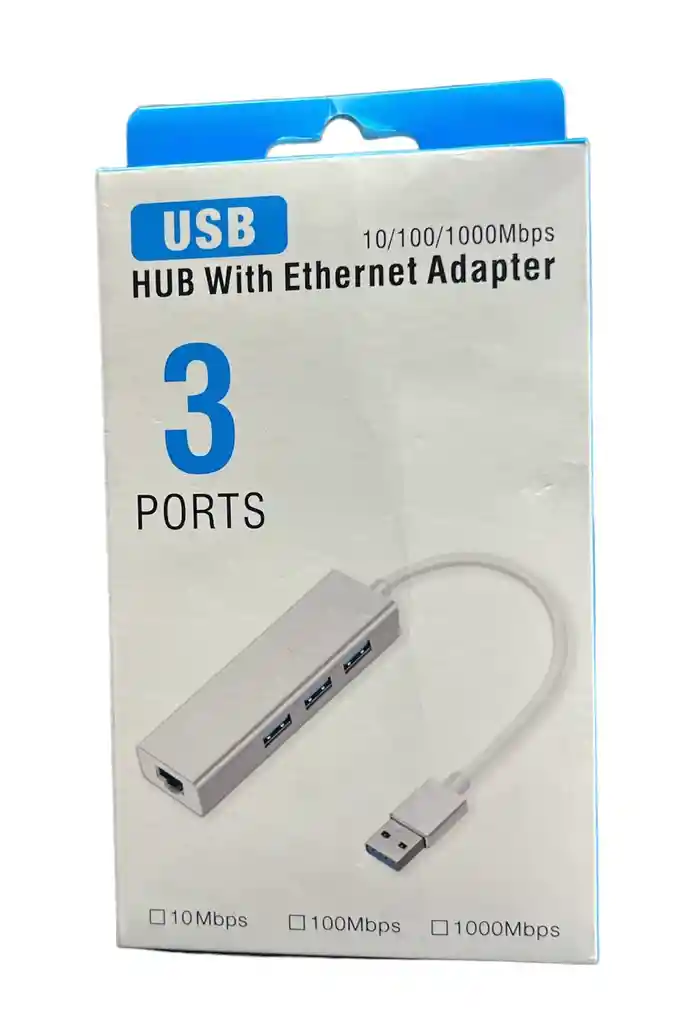 Hub Usb Con Adaptador Ethernet (internet)