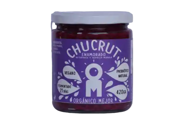 Chucrut Enamorado 420 G Marca Om Fermentos