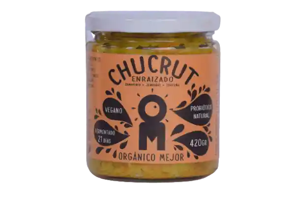 Chucrut Enraizado 420 G Marca Om Fermentos