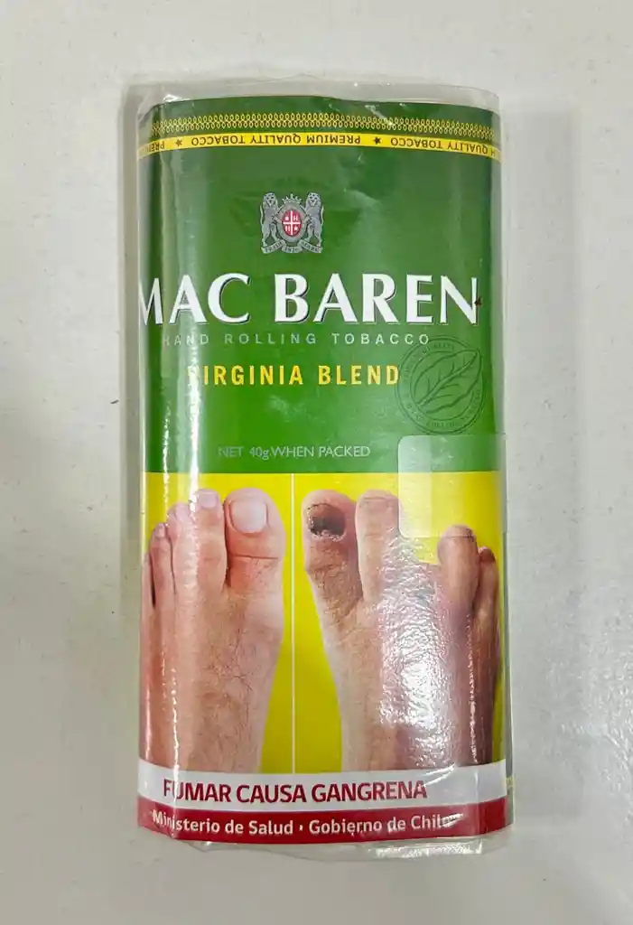 Tabaco Macbaren Verde Virginia Blend 40g