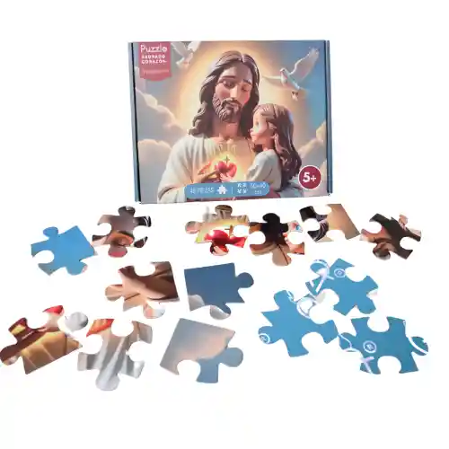 Puzzle Sagrado Corazón - Tesoro Del Cielo