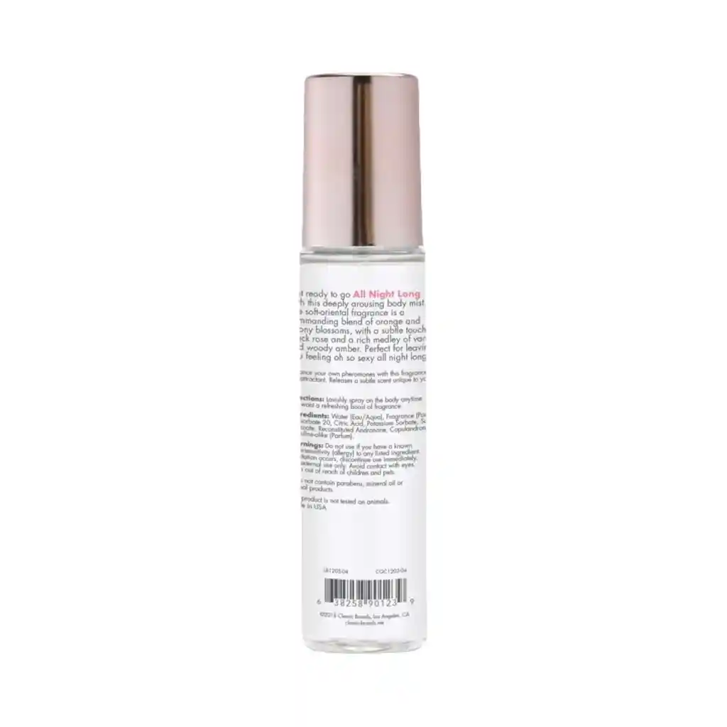 Body Spray Rocío De Feromonas Oriente Nocturno (all Night Long) 103 Ml