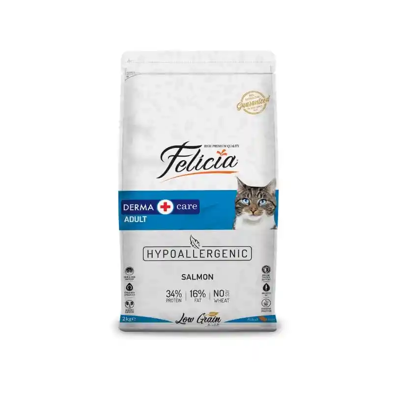 Alimento Hipoalergénico Gato - Derma Care Salmón - 2 Kg