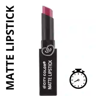 Labial Matte City Color Tono 3 Plumrose