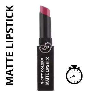 Labial Matte City Color Tono 3 Plumrose