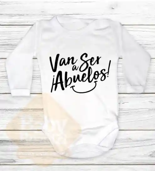 Regalo Noticia "van A Ser Abuelos" Body Unitalla