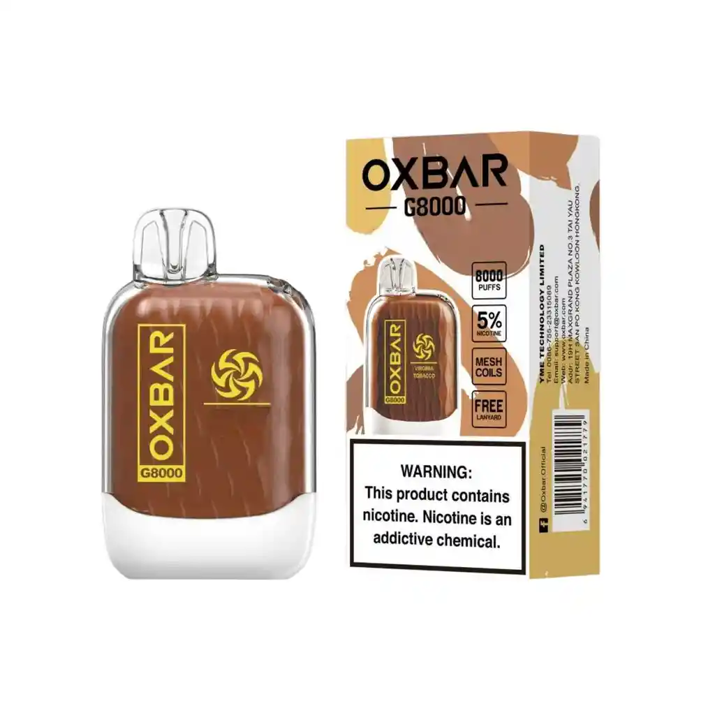 Oxbar 8000 Puff (cold Coffee)