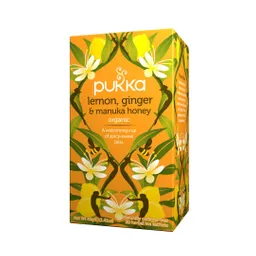 Pukka. Lemon. Ginger & Manuka Honey (20 Bolsitas)