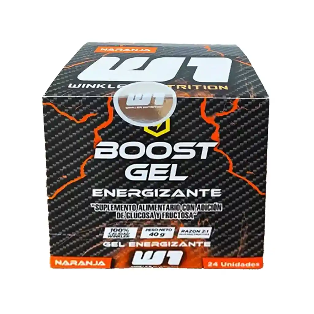 Winkler. Caja Gel Boost Naranja