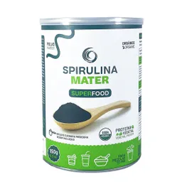 Spirulina Mater. Spirulina En Polvo En Tarro