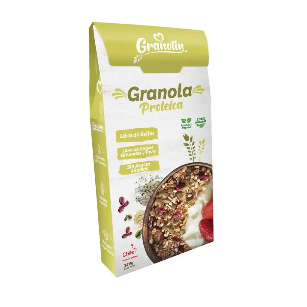 Granolin. Granola Proteica